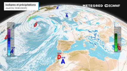 Nouvelle goutte froide en France.