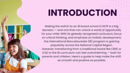 IB boards schools in NCR