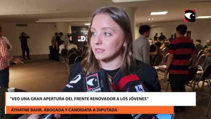 Veo una gran apertura del Frente Renovador a los jóvenes