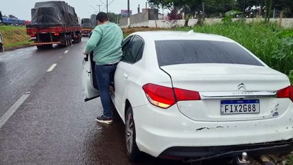 Mais um engavetamento é registrado na BR-277 em Cascavel, no total 8 carros bateram
