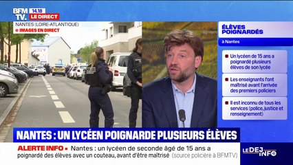 Attaque au couteau à Nantes: au moins un des élèves est mort