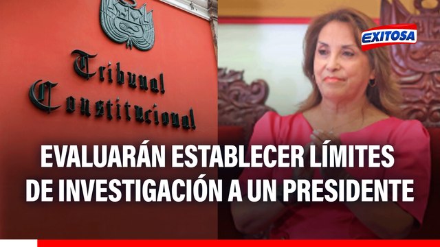 Dina Boluarte: Tribunal Constitucional evaluará HOY demanda competencial sobre límites de investigación a un presidente