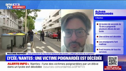 "On est horrifié par ce qu'il s'est passé": le Syndicat National des lycées et collèges réagit à l'attaque au couteau qui a fait au moins un mort à Nantes