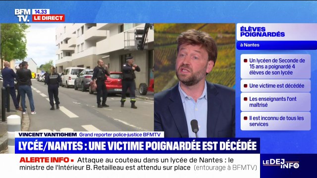 Attaque au couteau dans un lycée à Nantes: parmi les 3 blessés, une personne est en urgence absolue