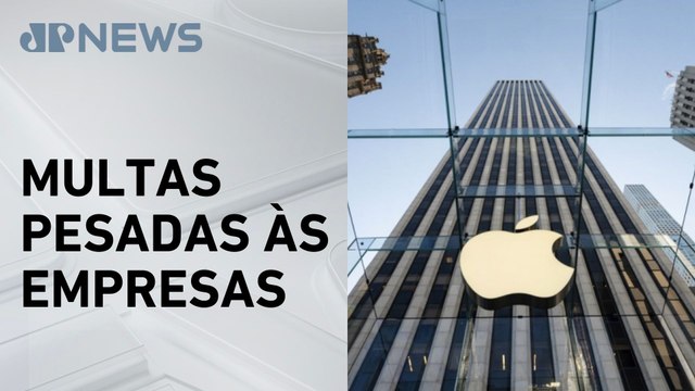 União Europeia multa Apple e Meta por violarem regras digitais