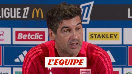 Fonseca : «L'unique doute, c'est Corentin» - Foot - L1 - OL
