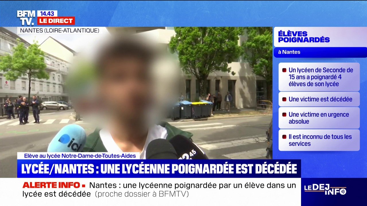 Attaque au couteau à Nantes: l'assaillant présu...