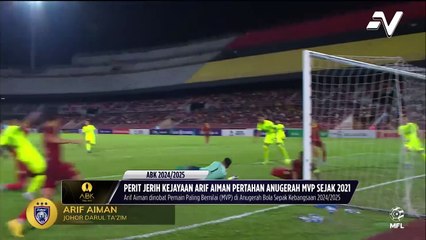 Perit jerih kejayaan Arif Aiman pertahan Anugerah MVP sejak 2021
