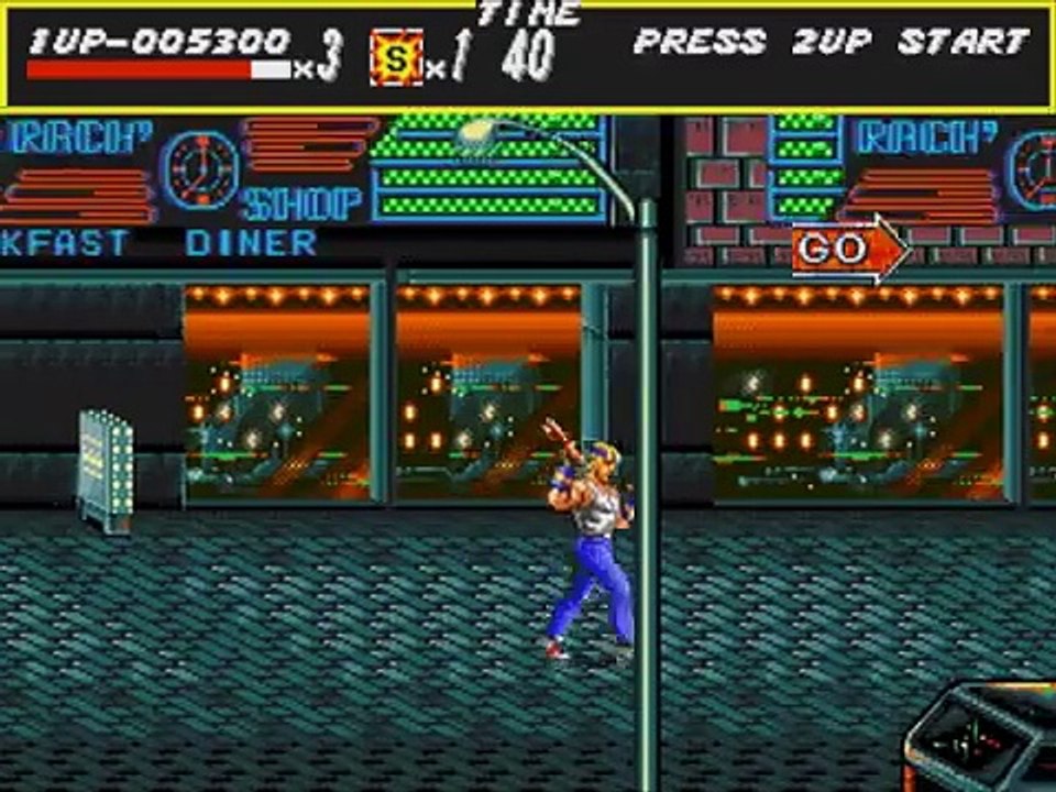 Jeu Vidéo Street of Rage (1991) sur Mega Drive 1 et 2 et Ordinateurs (PC,MAC)
