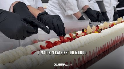 O maior ‘fraisier’ do mundo