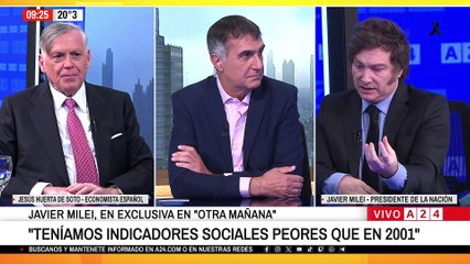 ⚠️ JAVIER MILEI EN OTRA MAÑANA CON ANTONIO LAJE