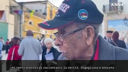 Dagli Stati Uniti al Molise, a 102 anni un pilota dei Tuskegee di nuovo in Italia