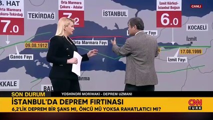 İstanbul'daki 6.2'lik deprem sonrası Deprem Uzmanı Moriwaki'den değerlendirme