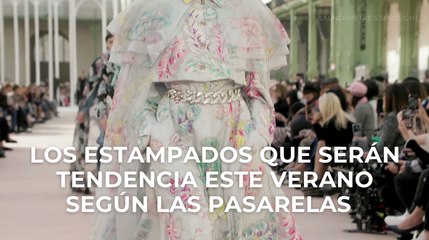 Los estampados que serán tendencia este verano según las pasarelas