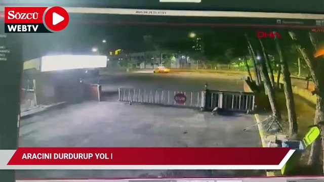 Aracını durdurup yol kenarındaki dubayı çaldı
