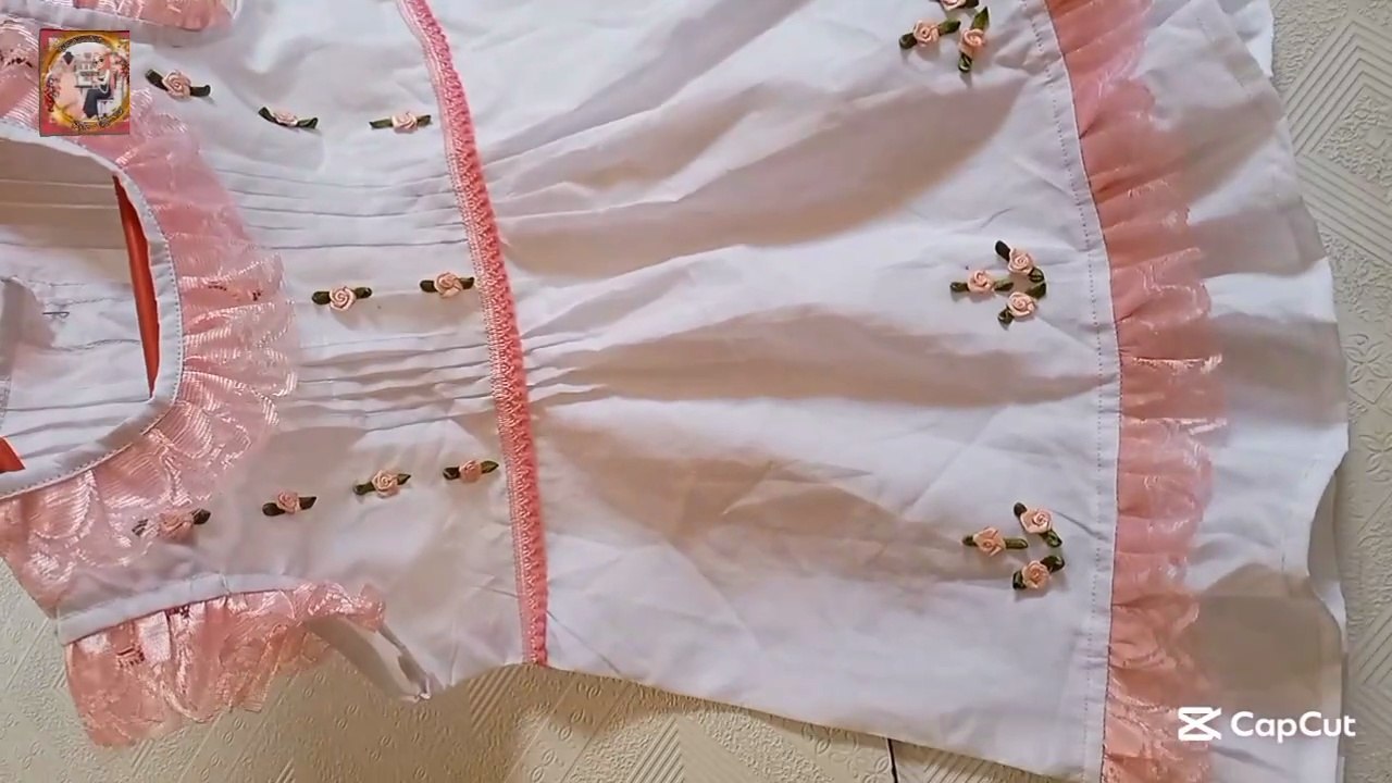 Baby Girl 💚 Summer Frock Design Cutting And Stitching | Baby Girl Cotton Frock Design Homemade