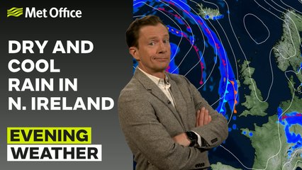 Met Office Evening Weather Forecast 24/04/2025 - Largely cloudy in the east