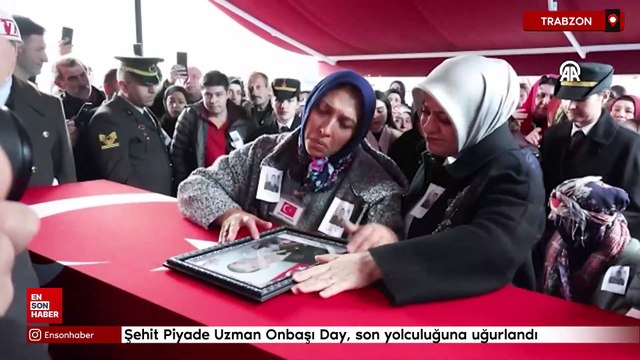 Şehit Piyade Uzman Onbaşı Day, son yolculuğuna uğurlandı