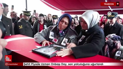 Şehit Piyade Uzman Onbaşı Day, son yolculuğuna uğurlandı
