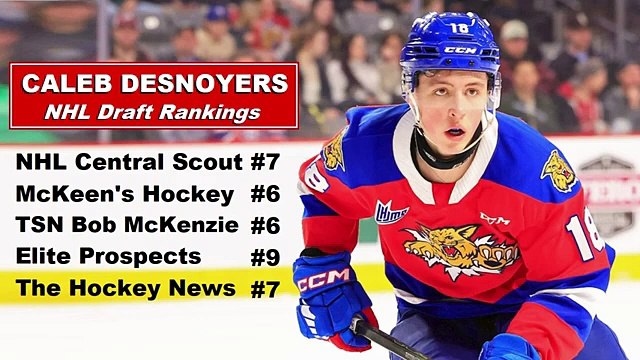 CALEB DESNOYERS SCOUTING REPORT - 2025 NHL Draft