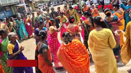 उत्तूरमध्ये ओरिसाहून आणलेल्या लक्ष्मीदेवीच्या मूर्तीची भव्य मिरवणूक-
