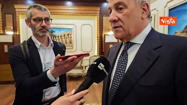 Tajani al Cairo: E' una missione di pace per arrivare a un cessate il fuoco duraturo a Gaza
