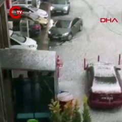 Ankara'da sağanak ve dolu etkili oldu