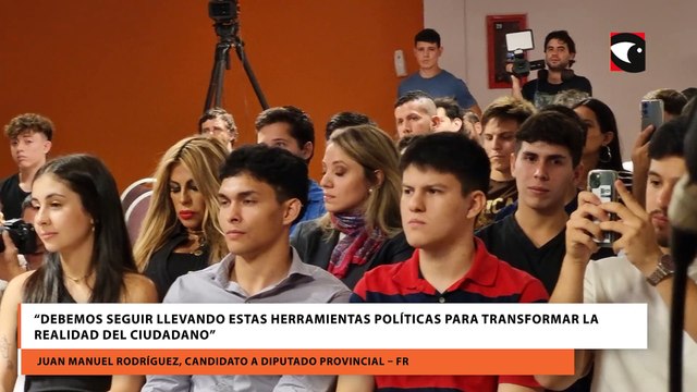 “Debemos seguir llevando estas herramientas políticas para transformar la realidad del ciudadano”