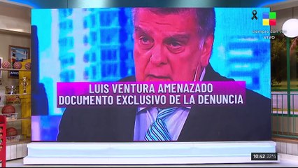 EXCLUSIVO: LOS CHATS AMENAZANTES QUE RECIBIÓ LUIS VENTURA