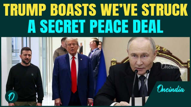 Trump Boasts Secret “Deal” with Putin and Zelenskyy to End Ukraine War