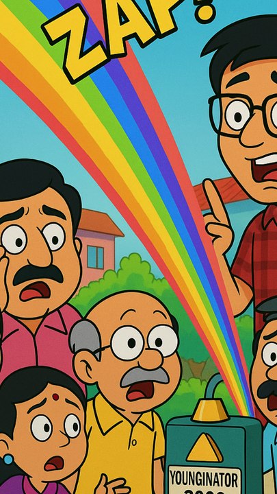 Bagha’s Invention Turns Everyone into Kids! 👶
