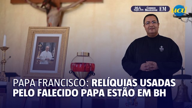 Relíquias usadas pelo Papa Francisco são expostas no Santuário São Paulo da Cruz, em BH