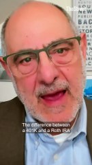 Here is the main difference between a 401(k) and a Roth IRA