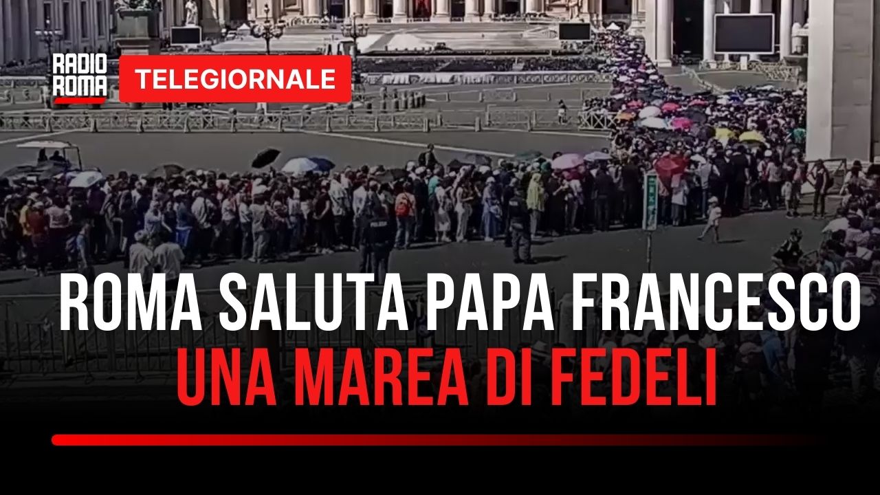 Video Sabato ai funerali di Papa Francesco anche poveri e bisognosi
