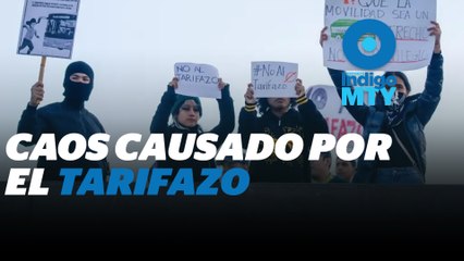 Protestas y bloqueos en Monterrey por alza en tarifas de transporte | Reporte Indigo