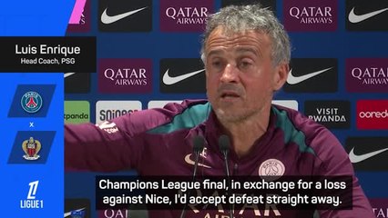 Reaching the Champions League final more important than going unbeaten - Enrique