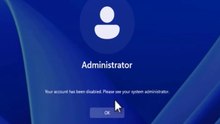 How to resolve if your account has been disabled on Windows 11 / 10  / 8 / 7