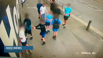 Anti-social yobs at Hoo News during school half-term