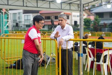 GE2025: Ex-WP MP Leon Perera seen at PSP rally