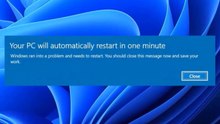 Your pc will automatically restart in one minute on windows 11 / 10 fix
