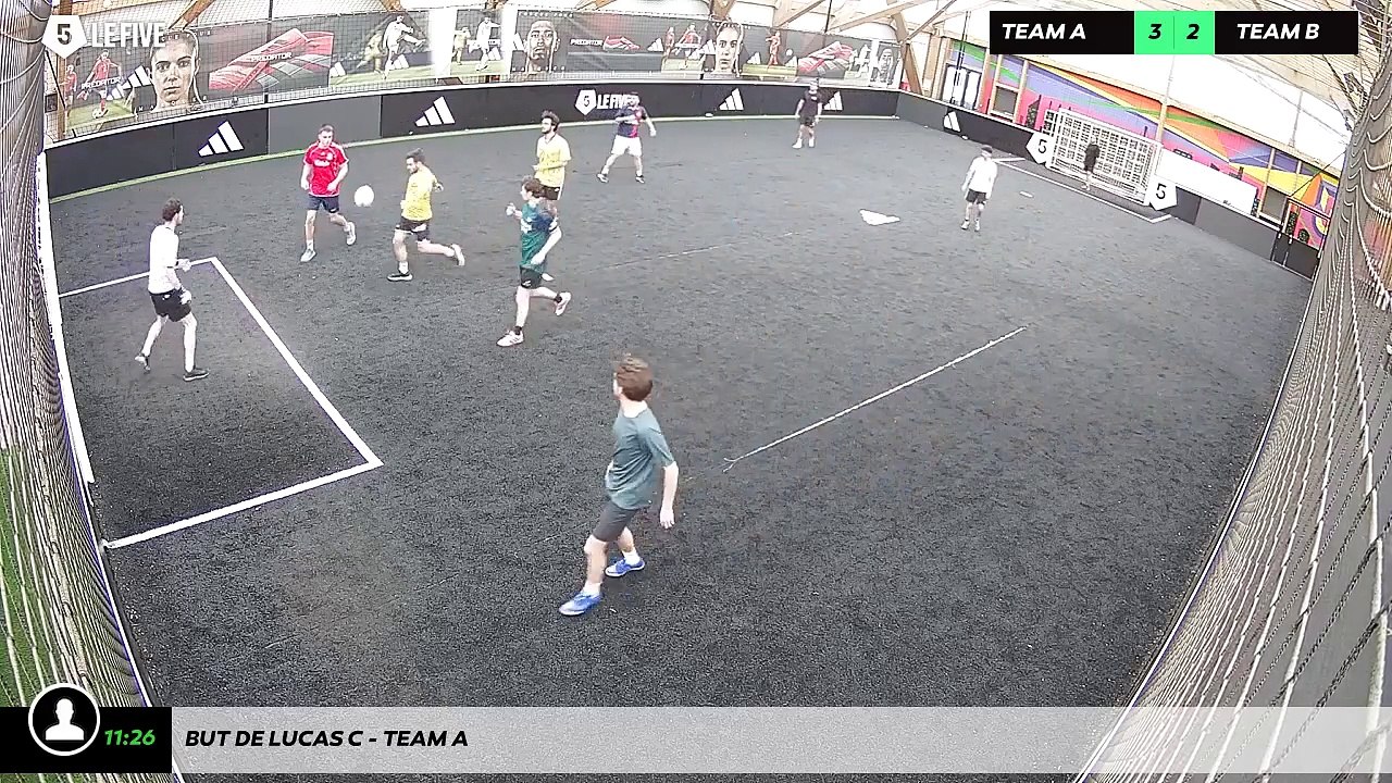But de Lucas C - Team A