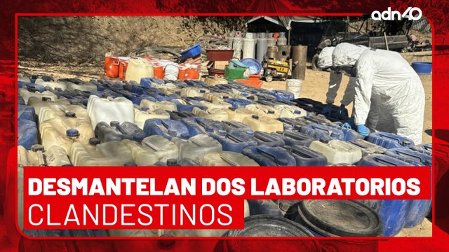 🚨¡Última Hora! Desmantelan dos laboratorios clandestinos, aseguraron más de 11 litros de quimicos