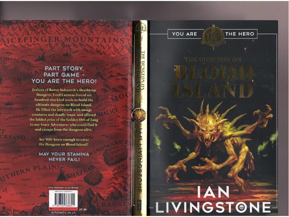 Dungeon of Blood Isle Fighting Fantasy 77