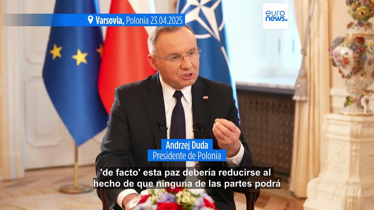 El presidente Duda dice que Ucrania tendrá que hacer algunas concesiones en las negociaciones de paz