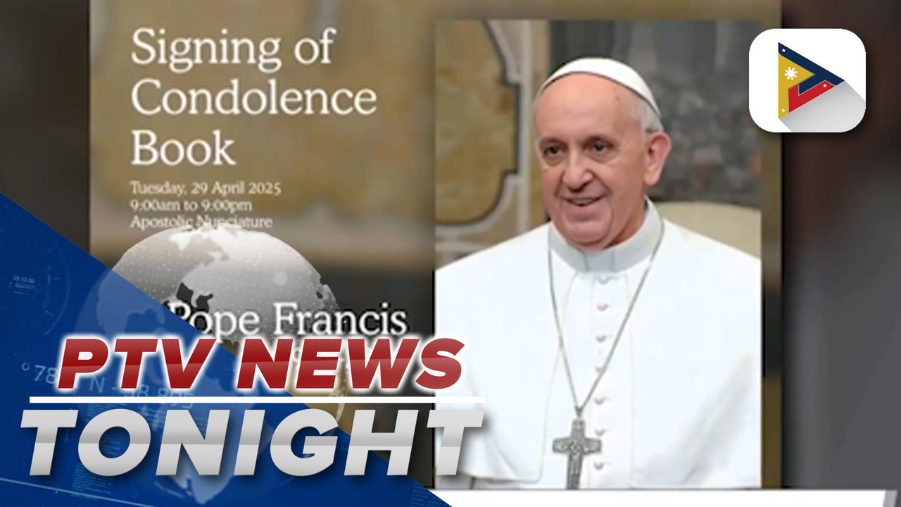 Manila Nunciature opens doors for public condolences on Pope Francis' passing