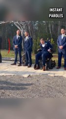 Cet homme en fauteuil roulant se lève pour le mariage de son neveu