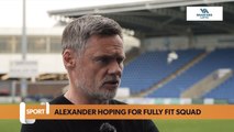 Alexander hoping for fully fit Bradford squad