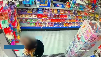 Man causes shop damage and threatens staff at convenience store