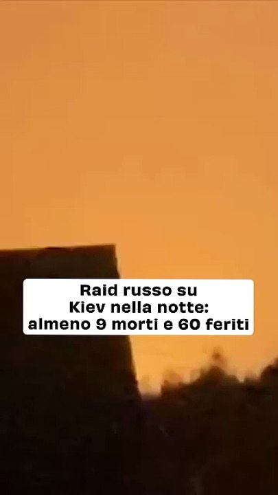 Attacco Notturno a Kiev: 9 Morti e 60 Feriti, Inclusi Bambini, in Raid Russo con Missili e Droni