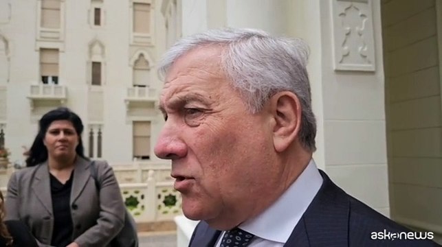 Tajani: Italia sostiene Egitto in tutti i modi per cessate fuoco Gaza
